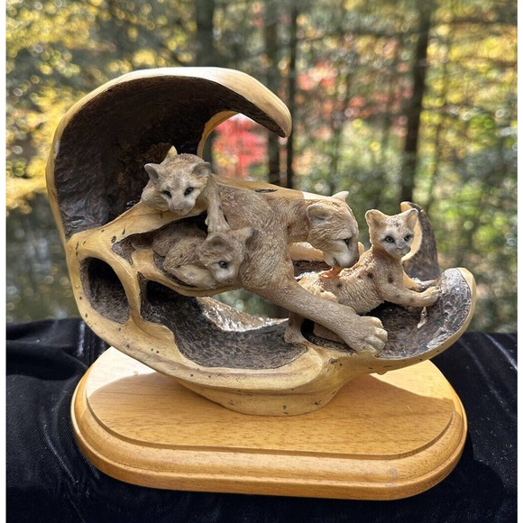 Stunning 2001 Mills Creek Studios Cats In The Cradle #63140 Originals -S77